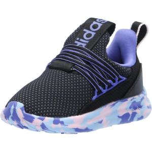 Adidas Unisex-Child Lite Racer Adapt 7.0 Sneaker(Black/Clear Pink/Cobalt Blue)