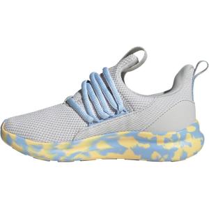 Adidas Unisex-Child Lite Racer Adapt 7.0 Sneaker(Grey/Orange Tint/Blue)