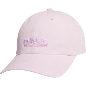 Adidas Womens Saturday Baseball Cap – Adjustable Cotton Hat, Athletic Relaxed Fit(Clear Pink/White/Bliss Pink/2.0/Graphic)