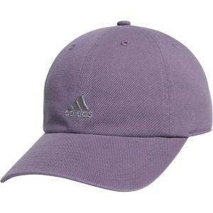 Adidas Womens Saturday Baseball Cap – Adjustable Cotton Hat, Athletic Relaxed Fit(Shadow Violet/Grey/2.0)