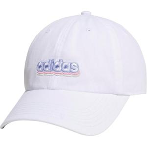 Adidas Womens Saturday Baseball Cap – Adjustable Cotton Hat, Athletic Relaxed Fit(White/Linen Green/Semi Pink Spark/2.0/Graphic)