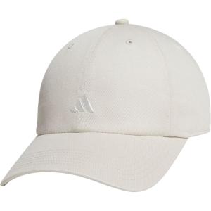 Adidas Womens Saturday Baseball Cap – Adjustable Cotton Hat, Athletic Relaxed Fit(Wonder Alumina Grey/Off White)