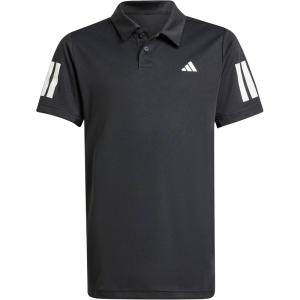 adidas Boys Club Tennis 3-Stripes Polo Shirt(Black)