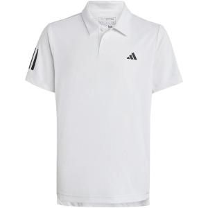 adidas Boys Club Tennis 3-Stripes Polo Shirt(White (2023))