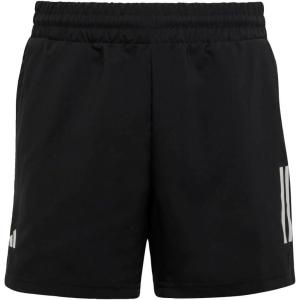 adidas Boys’ Club Tennis 3-Stripes Shorts(Black)