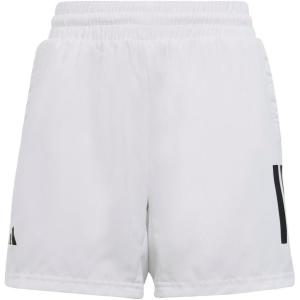 adidas Boys’ Club Tennis 3-Stripes Shorts(White (2023))