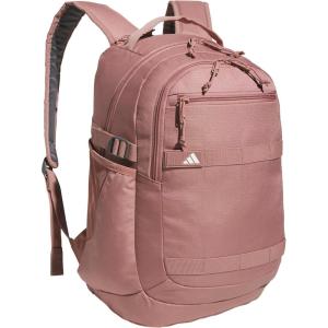 adidas Impulse Backpack, sport bag for men and women, durable and lightweight(Warm Clay Pink/Grey Four)