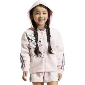 adidas Kids’ Disney Minnie and Daisy Track Top(Sandy Pink/Shadow Fig/Off White)
