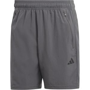 adidas Men’s Train Essentials Woven Shorts(Grey/Black)