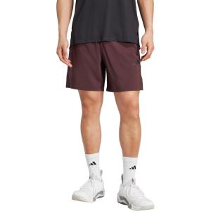 adidas Men’s Train Essentials Woven Shorts(Shadow Brown/Black)
