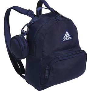 adidas Mini Backpack for Women – Small Bag for Travel, Gym, Festival & More, Black/White, One Size(Dark Blue)