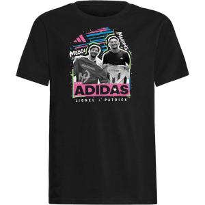adidas Unisex Kid’s Messi X Mahomes Jersey Swap T-Shirt(Black/Messi X Mahomes)