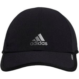 adidas Unisex-Adult Superlite Hat – Lightweight Athletic Cap for Boys & Girls(Black/White/2.0)