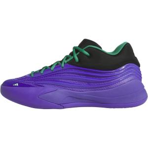 adidas Women’s Dame X Basketball Shoes(Purple Rush/Black/Court Green)