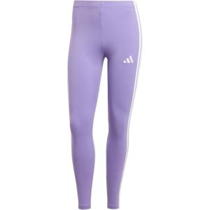 adidas Womens Essentials 3-Stripes Cotton Leggings(Violet Fusion/White)