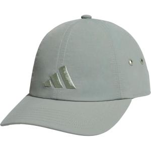 adidas Women’s Influencer 3 Relaxed Strapback Adjustable Fit Hat(Silver Green S25)