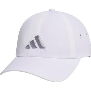 adidas Women’s Influencer 3 Relaxed Strapback Adjustable Fit Hat(White/Glory Grey)
