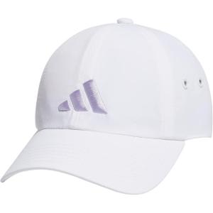 adidas Women’s Influencer 3 Relaxed Strapback Adjustable Fit Hat(White/Silver Dawn Grey)