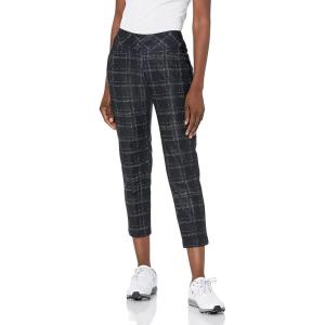 adidas Women’s Ultimate365 Printed Ankle Golf Pants(Black/White)