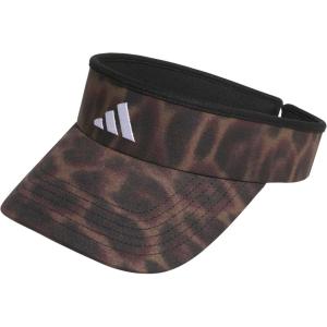 adidas Womens Visor – Match Athletic Clip-on Sun Hat for Sport & Training(Essential Cheetah Black/Black/White/2.0)