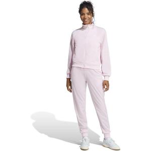 adidas womens Essentials Feelcozy Track Suit(Clear Pink)