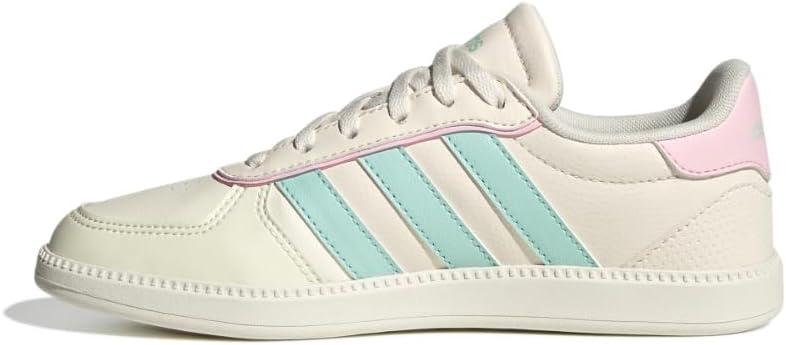 imageadidas Kids Breaknet Sleek ShoesOff WhiteSemi Flash AquaClear Pink