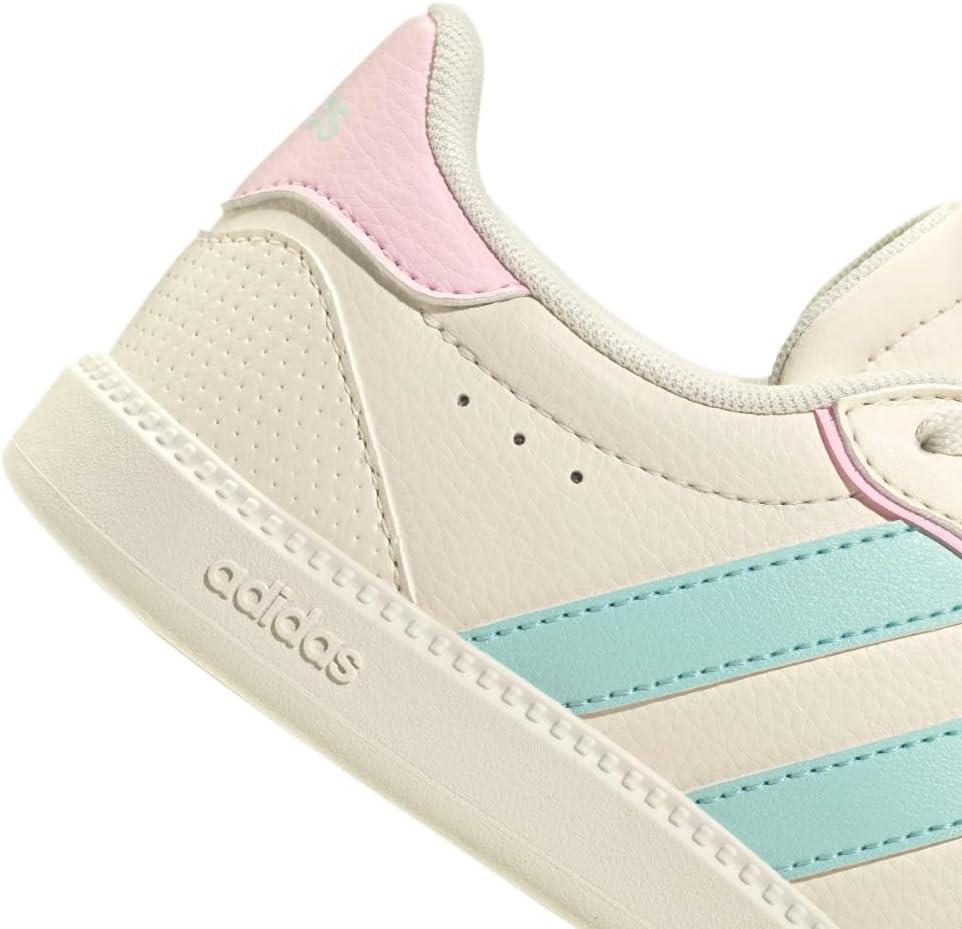 imageadidas Kids Breaknet Sleek ShoesOff WhiteSemi Flash AquaClear Pink