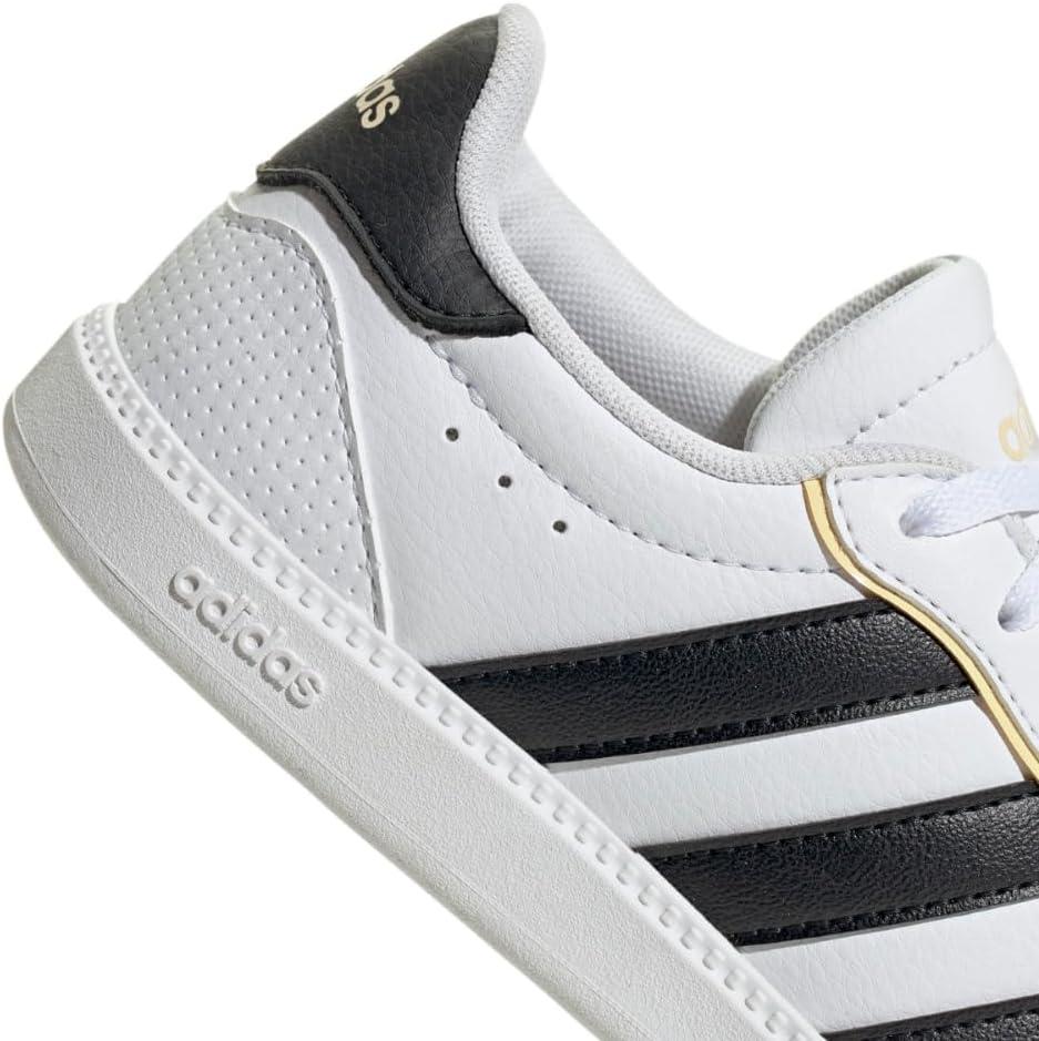 imageadidas Kids Breaknet Sleek ShoesWhiteBlackOrange Tint