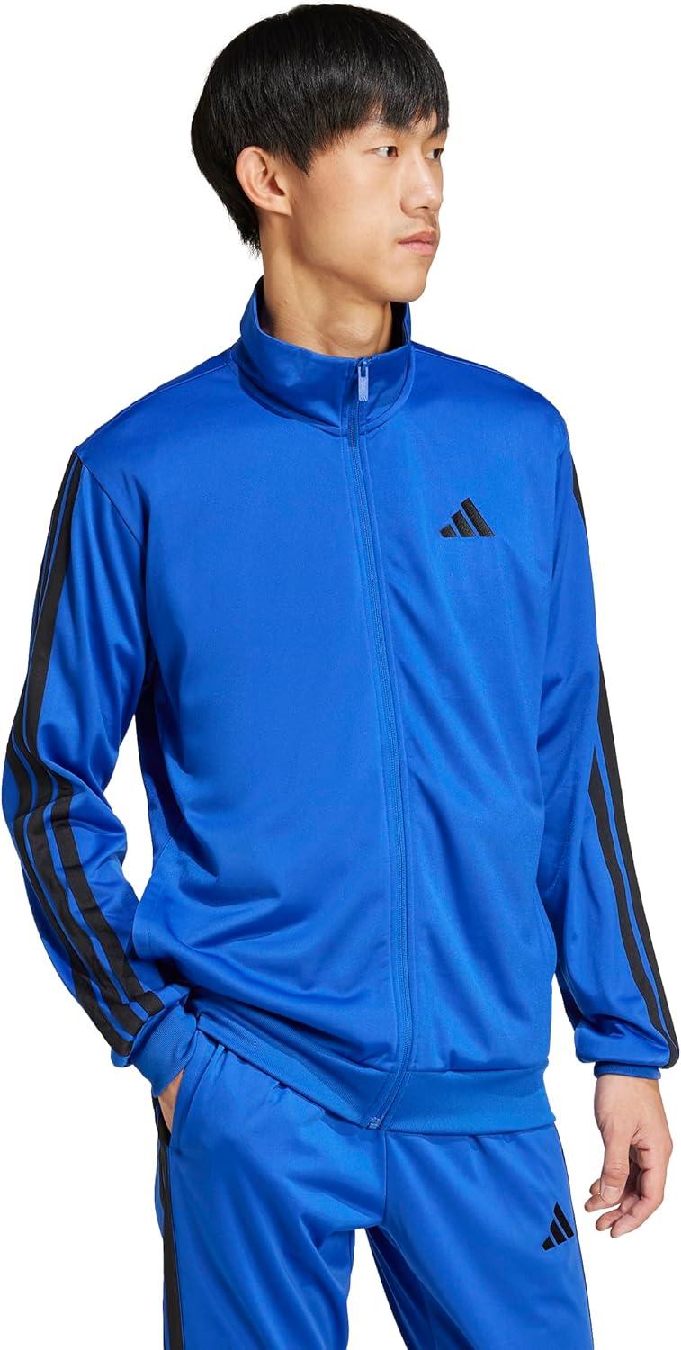 imageadidas Mens 3Stripes Tricot Track TopRoyal Blue