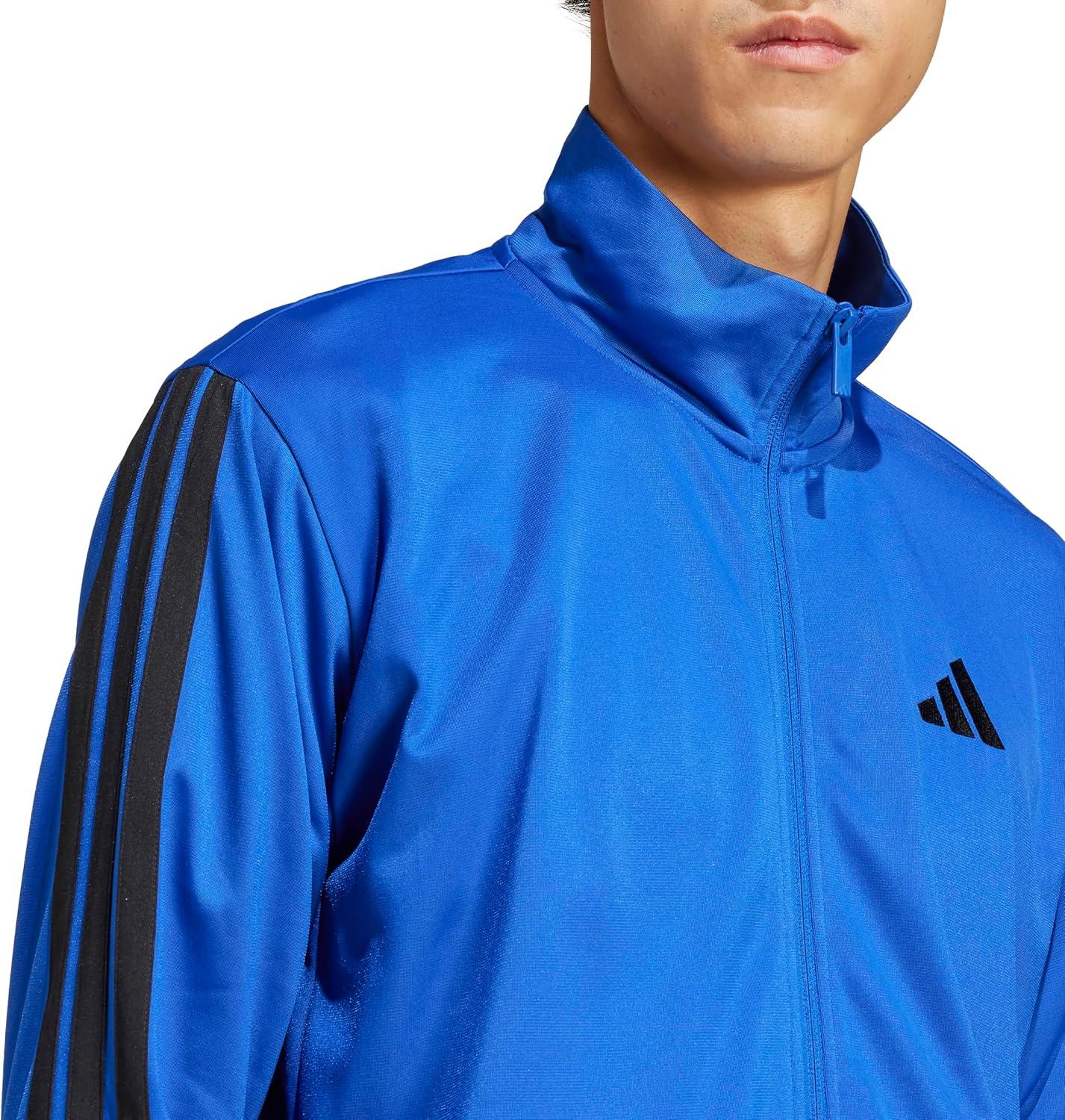 imageadidas Mens 3Stripes Tricot Track TopRoyal Blue