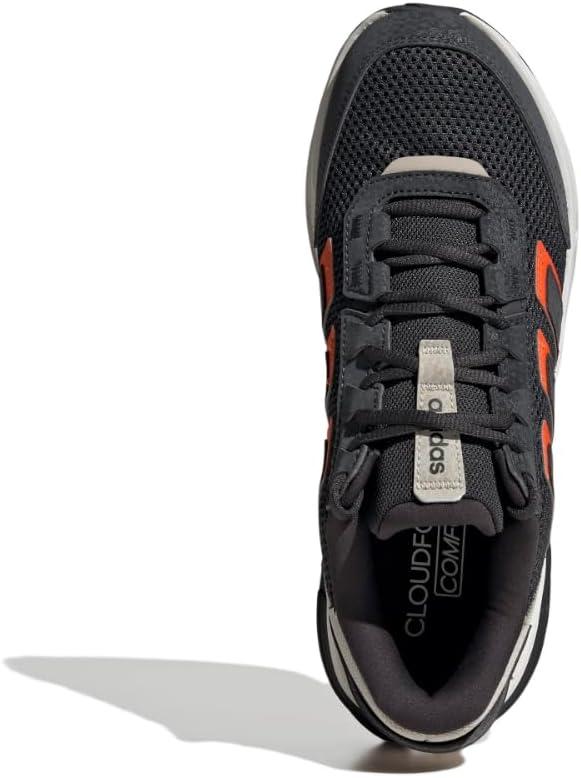 imageadidas Mens Astrastar SneakerCarbonCarbonImpact Orange