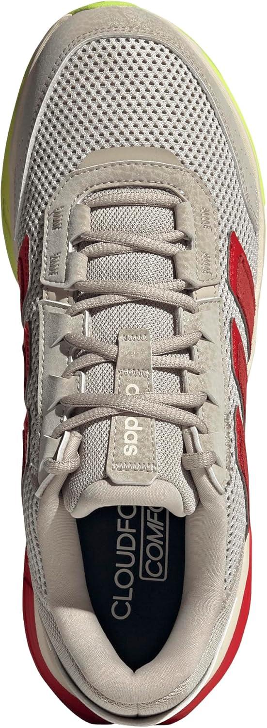 imageadidas Mens Astrastar SneakerWonder AluminaBetter ScarletLucid Lemon