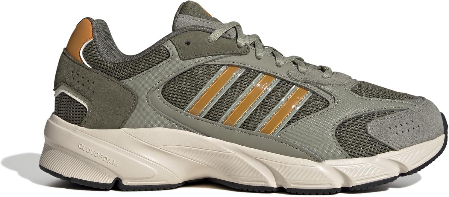 imageadidas Mens CrazyChaos 2000 SneakerOlive StrataFocus OrangeSilver Pebble