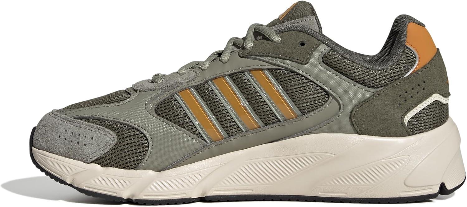 imageadidas Mens CrazyChaos 2000 SneakerOlive StrataFocus OrangeSilver Pebble