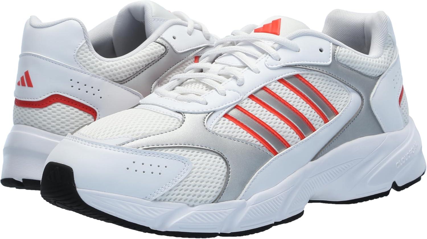 imageadidas Mens CrazyChaos 2000 SneakerWhiteMatte SilverBright Red