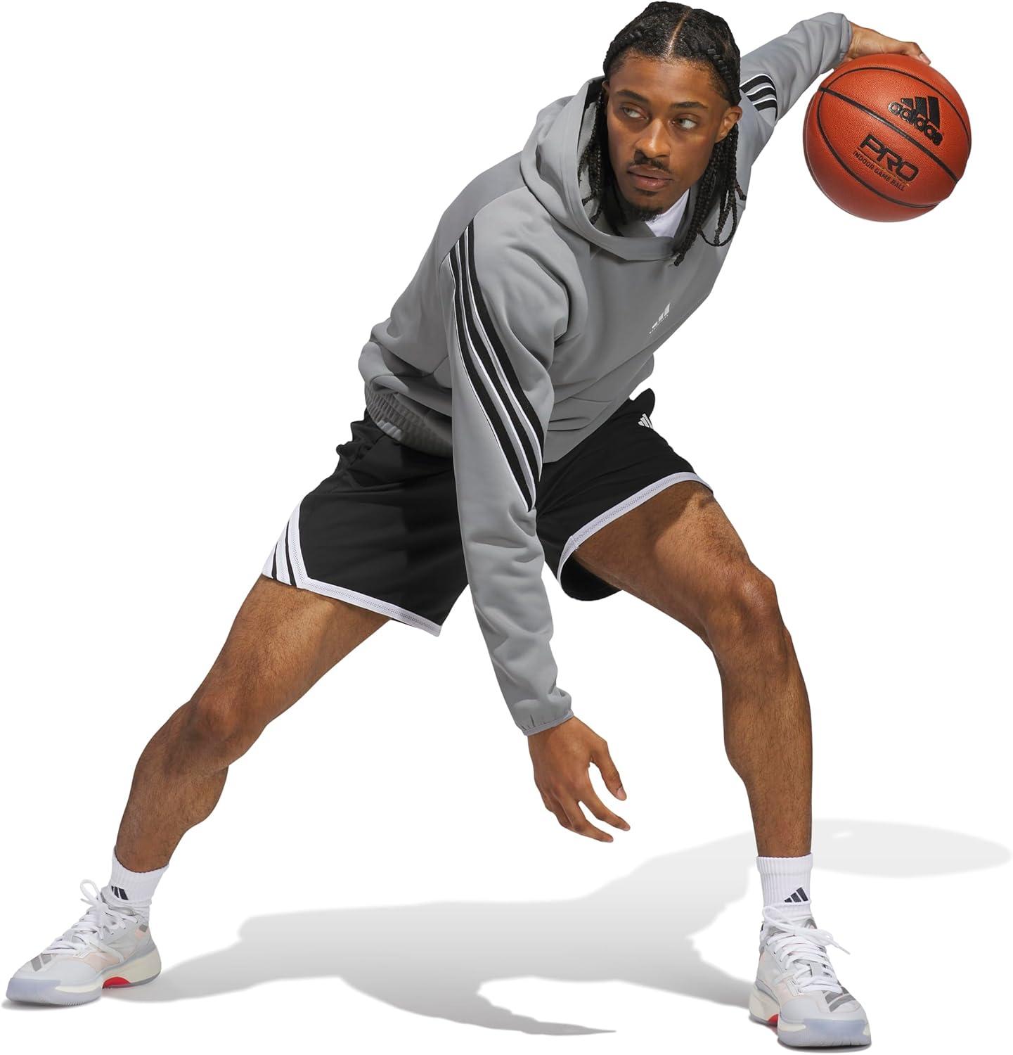 imageadidas Mens Crazylite Basketball ShortsBlackWhite