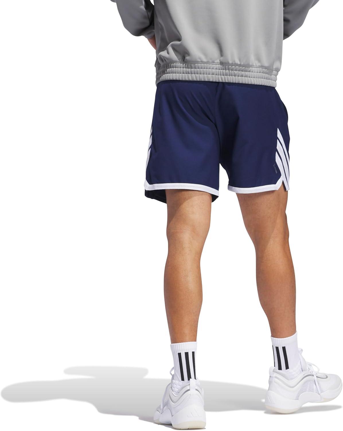 imageadidas Mens Crazylite Basketball ShortsTeam Navy BlueWhite