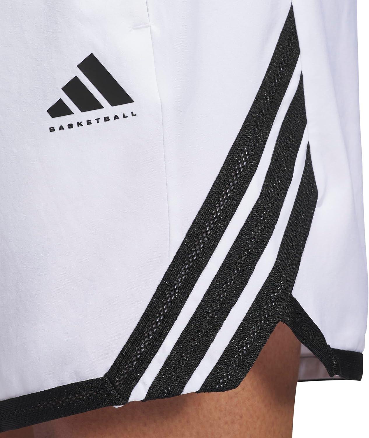imageadidas Mens Crazylite Basketball ShortsWhiteBlack