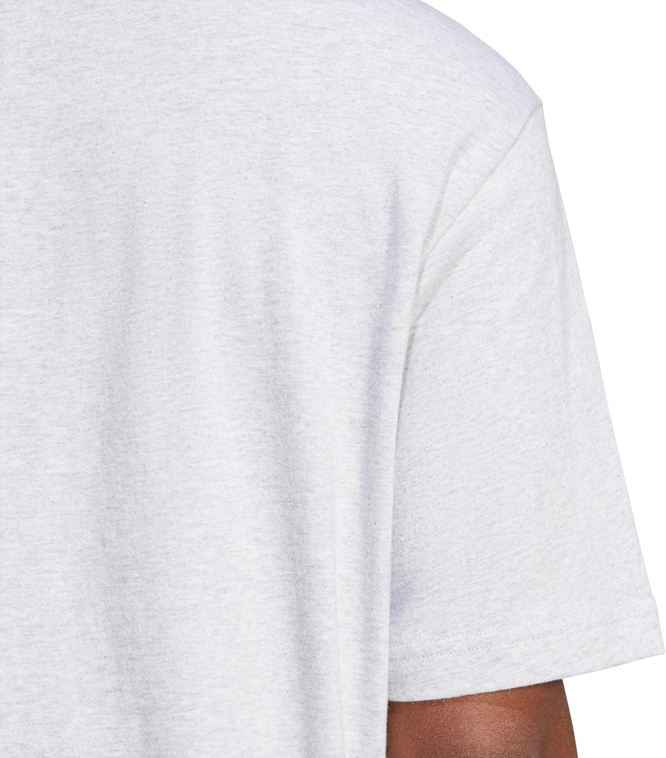 imageadidas Mens Essentials Big Logo TShirtLight Grey HeatherBlack