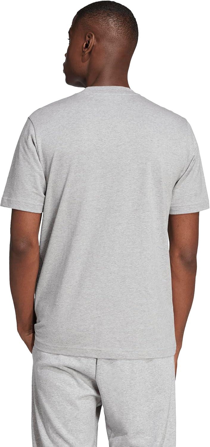 imageadidas Mens Essentials Big Logo TShirtMedium Grey HeatherBlack