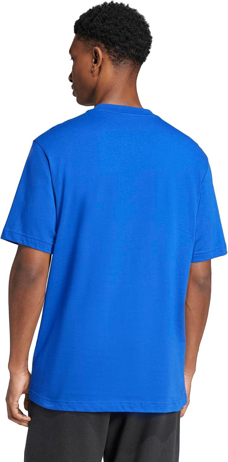 imageadidas Mens Essentials Big Logo TShirtTeam Royal BlueBlack