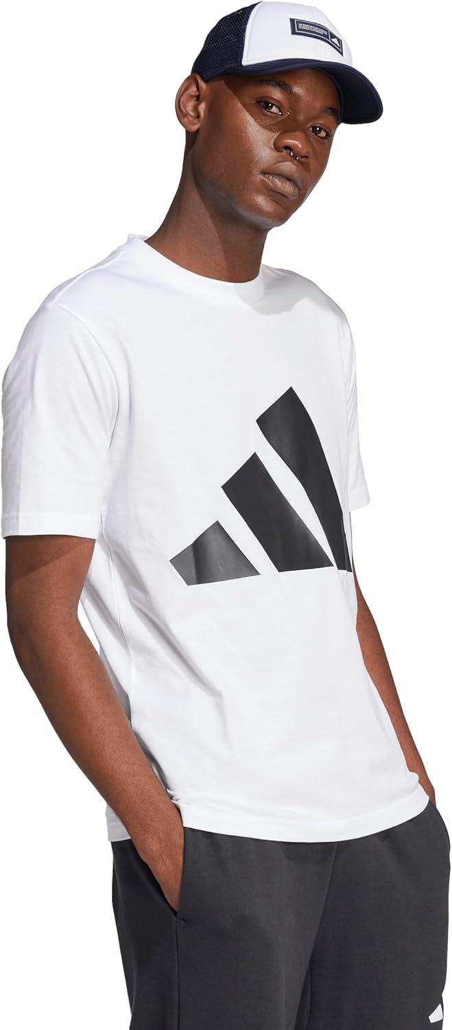 imageadidas Mens Essentials Big Logo TShirtWhiteBlack