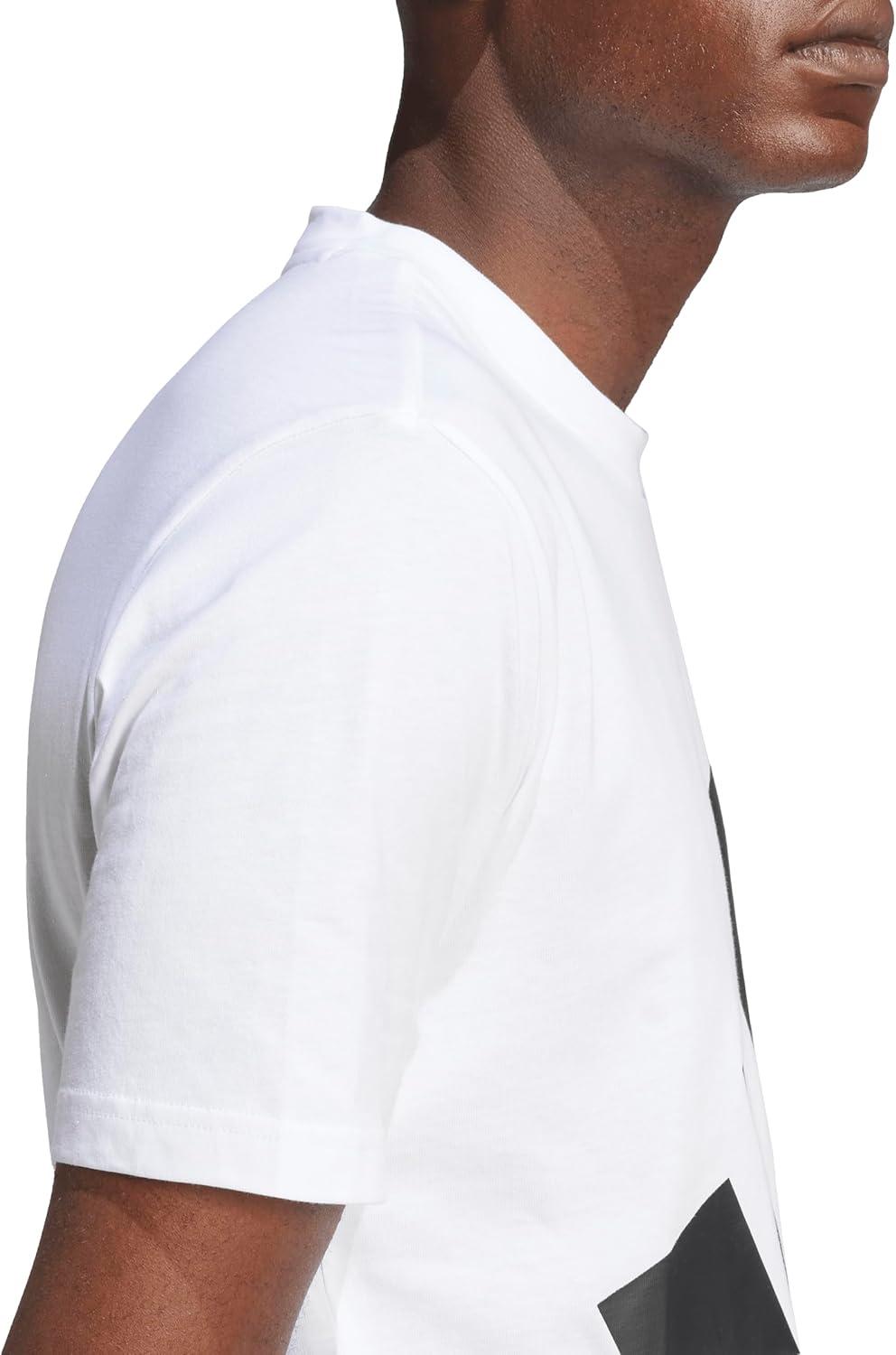 imageadidas Mens Essentials Big Logo TShirtWhiteBlack