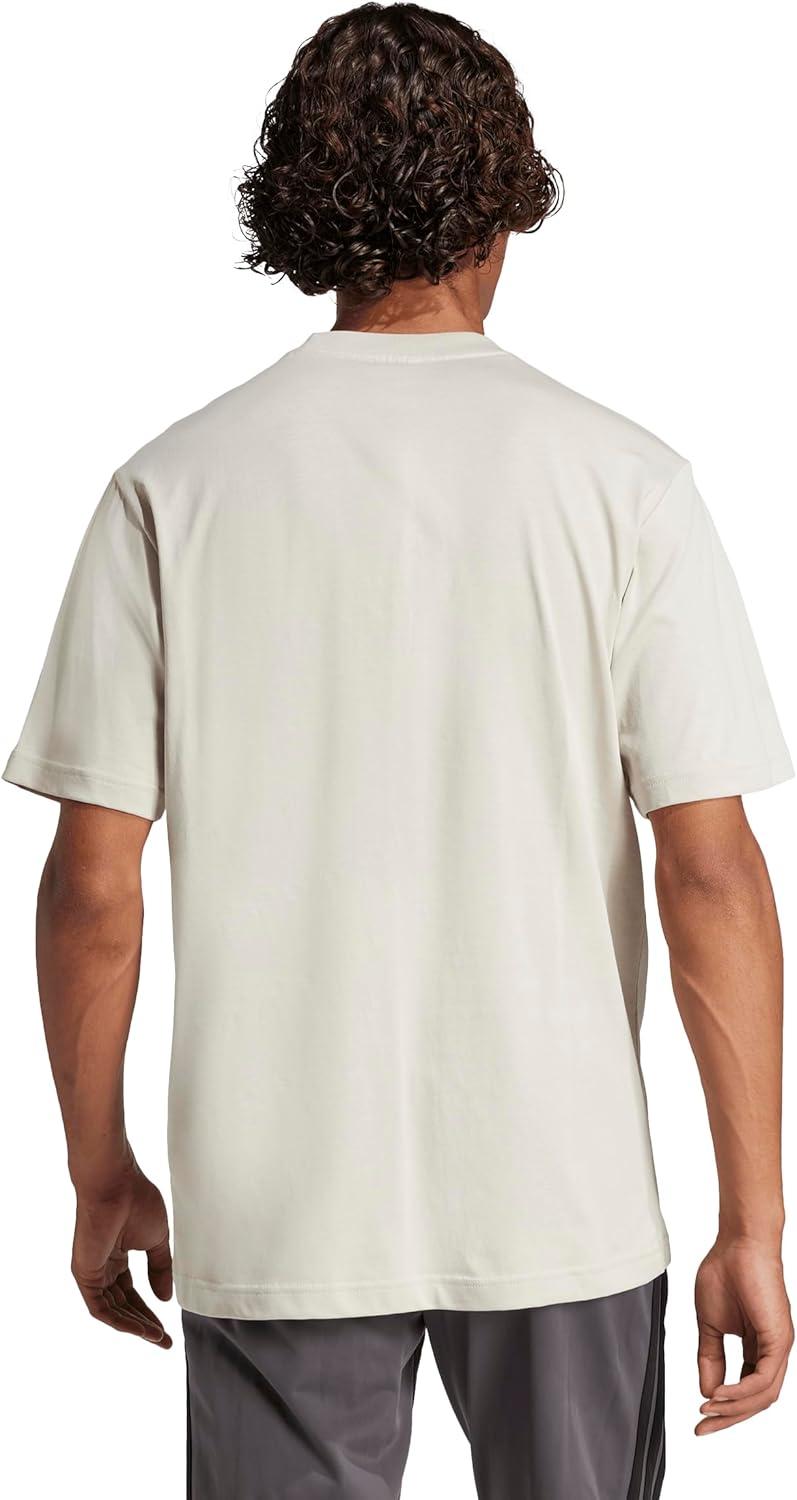imageadidas Mens Essentials Big Logo TShirtWonder AluminaWhite