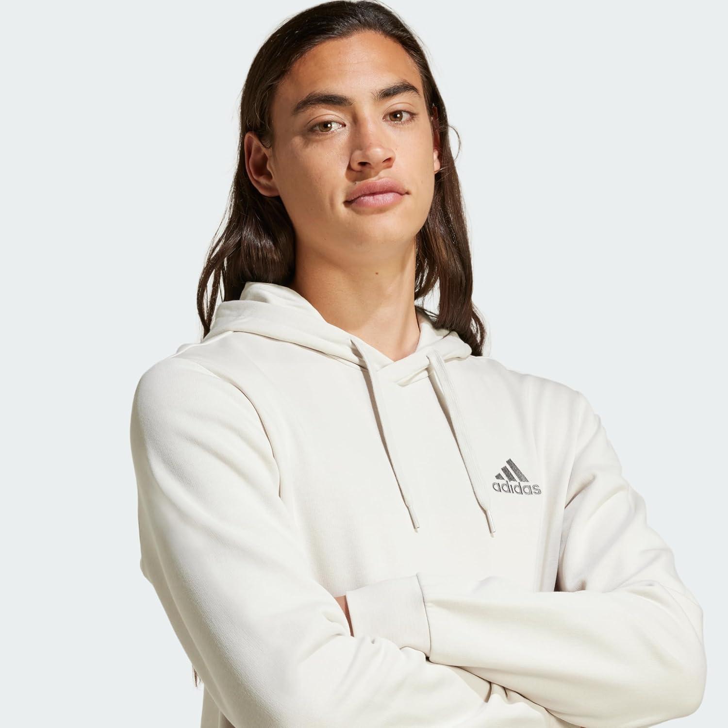 imageadidas Mens Essentials Fleece HoodieAlumina