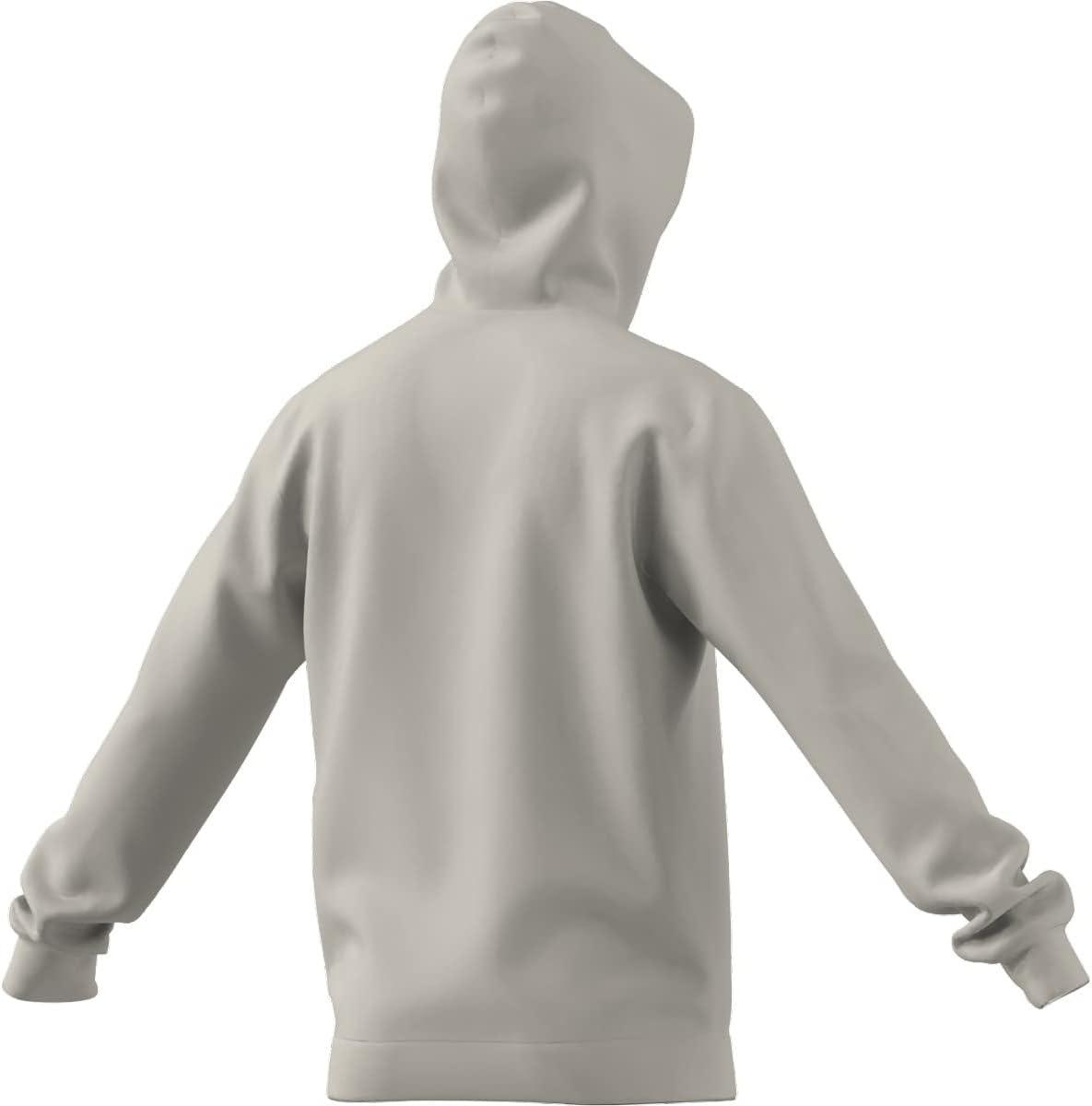 imageadidas Mens Essentials Fleece HoodieAluminawhite