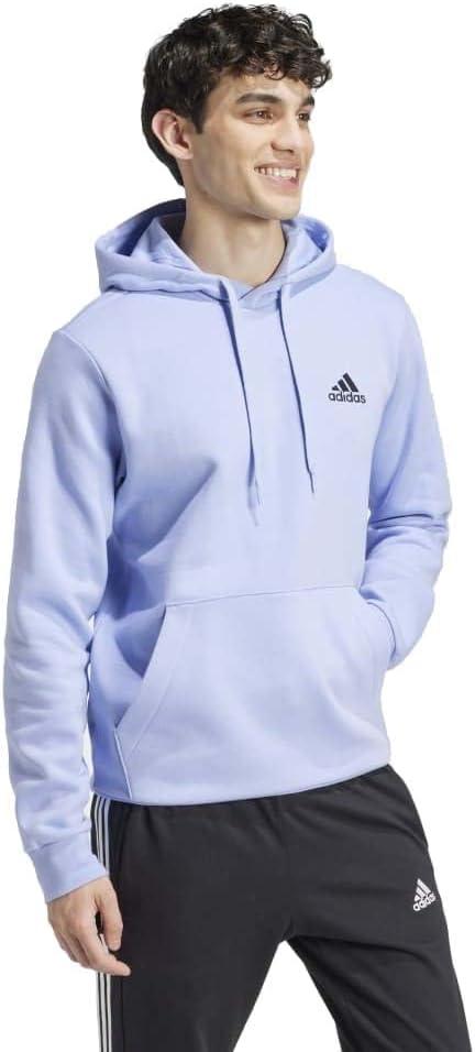 imageadidas Mens Essentials Fleece HoodieBlue Spark