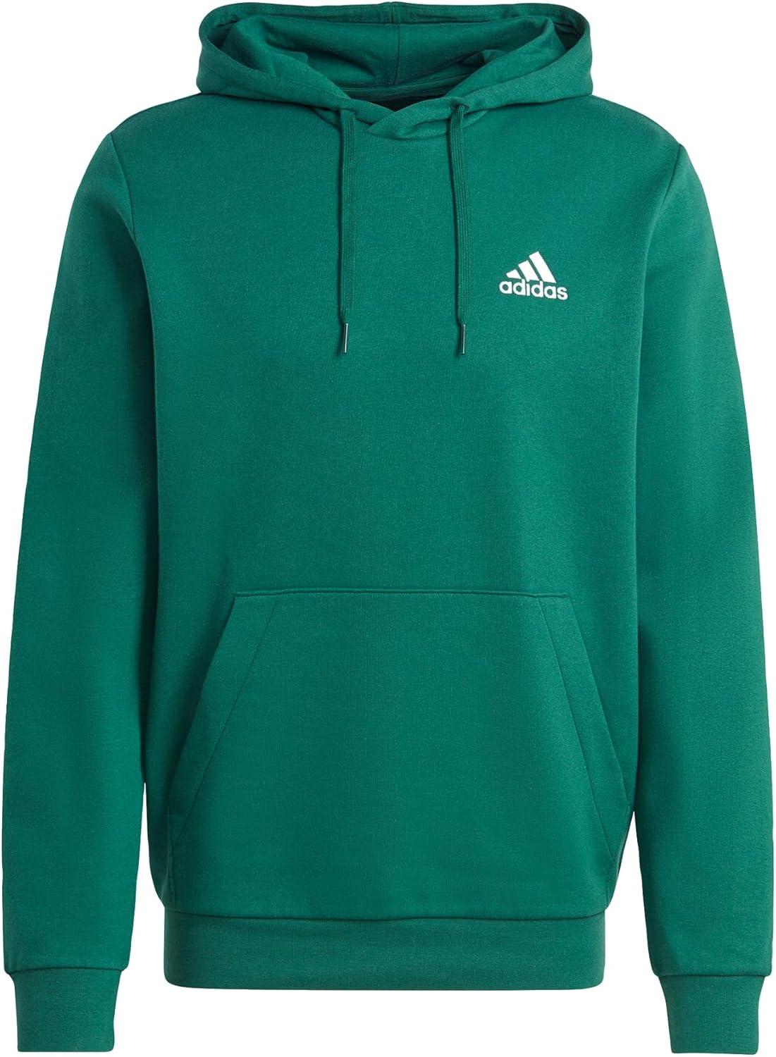 imageadidas Mens Essentials Fleece HoodieCollegiate Green