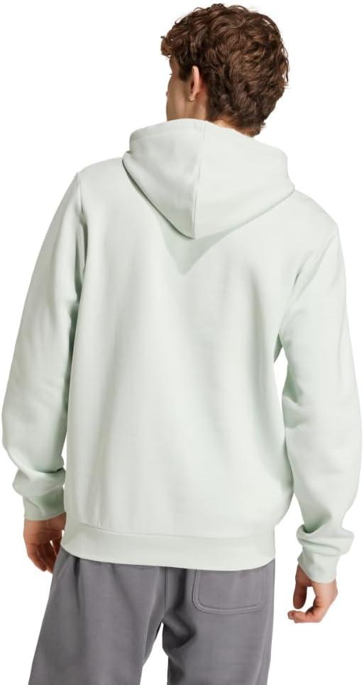 imageadidas Mens Essentials Fleece HoodieLinen Green