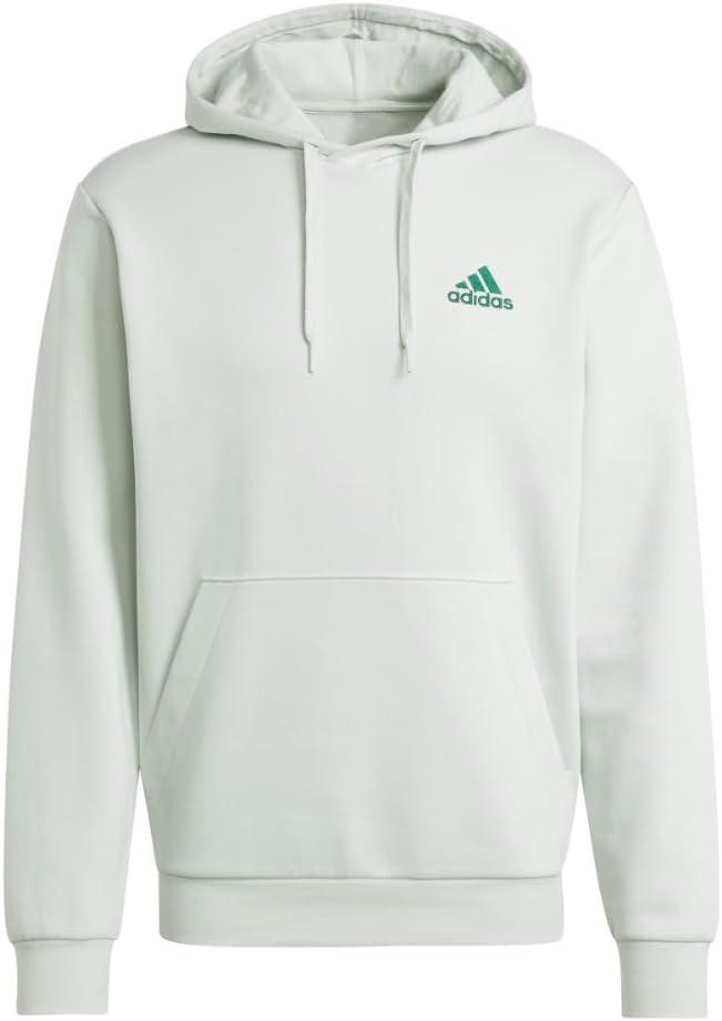 imageadidas Mens Essentials Fleece HoodieLinen Green